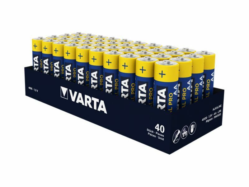 Thumbnail - 40 Stück Batterien Varta Aa Mignon Industrial Pro Lr6 Alkaline 1,5v