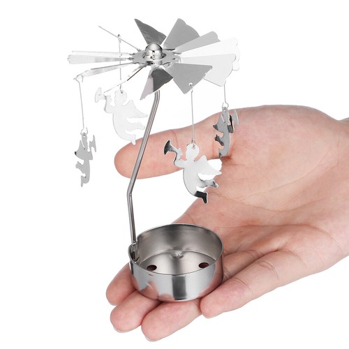 3 Pcs Drehbare Laterne Weihnachtsbaum Kerzenhalter Drehbarer Kerzenständer - Bild 7 von 11