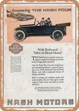 METAL SIGN - 1921 Nash Four Touring Car Vintage Ad