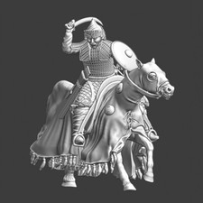 Northern Crusades Miniatures Medieval Mongol warrior with sword 28 32 35 40 54mm
