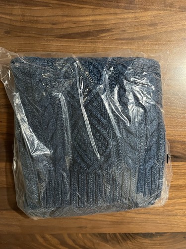 Polo Ralph Lauren Indigo-Teñido Algodón Pescador’s Suéter Hombre’s Talla XL - Imagen 8 de 8