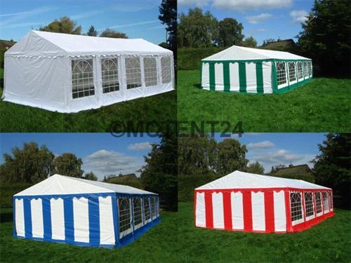 XXL Partyzelt 3x6 - 6x12m Pavillon Festzelt PVC + Stahlgestell NEU - Bild 12 von 13