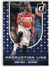 2014-15 Donruss Production Line Assists John Wall Washington Wizards #3