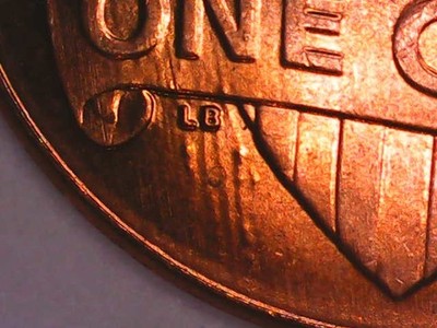 2014-D Lincoln Shield Cent 1c Error Die Break  / Crack / Bubbles Across Reverse