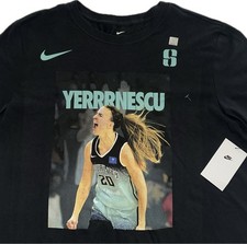Nike Sabrina Ionescu New York Liberty WNBA Black T Shirt Mens Large New $40 MSRP