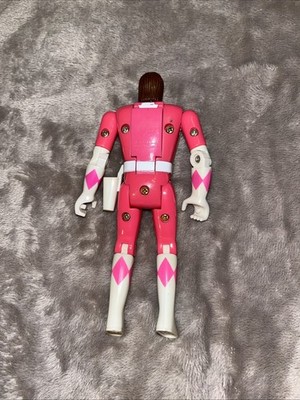 Mighty Morphin Power Rangers Auto Morphin Flip Head Figure Pink