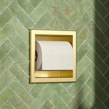Toilet Paper Holder, in Wall Toilet Roll Holder for Bathroom Renovation,
