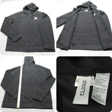 Home Depot Hoodie Mens Large Black Softshell Water Resistant Broomfield Employee
