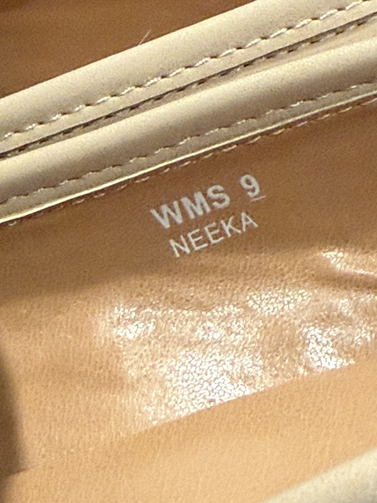 SAOLA Mocassino donna DV by Dolce Vita Neeka taglia 9 beige suola a strappo