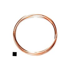 99.9 Pure Copper Wire Square Dead Soft CDA 110 Made in USA 21 Gauge 10 Feet
