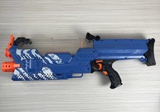 Nerf Rival Nemesis MXVII-10K Blue Motorized Blaster Works Tested Hasbro, 2016 
