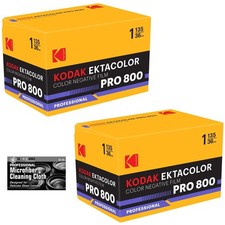 Kodak Ektacolor Pro 800 Color Negative Film 35mm Roll, 36 Exposures - 2-Pack