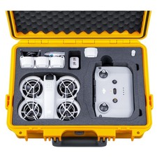 Lykus Titan N110 Waterproof Hard Case for DJI Neo 1 NOT Medium, Yellow