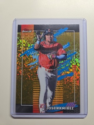 2026 Topps Finest Jose Ramirez Gold Mini Diamond /50 Uncommon