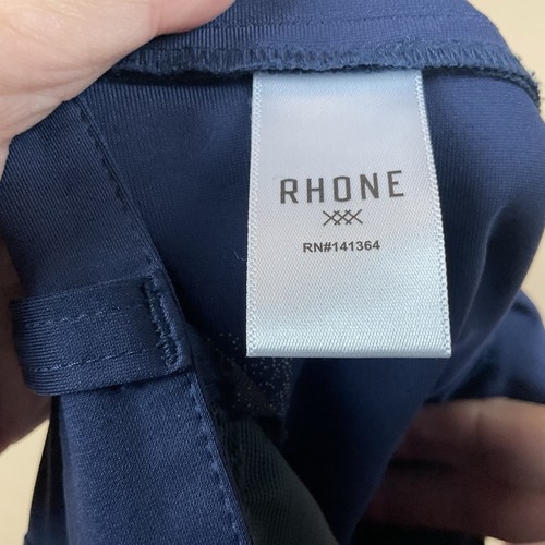 Rhône Commuter Pants Men’s 35x29 Blue Stretch Golf Performance Polyester Flaw - Picture 11 of 14