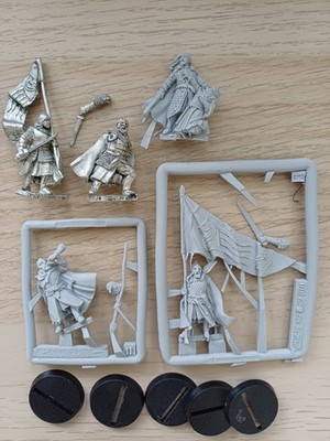 Herr der Ringe Middle-earth Rohan Kommandoeinheit Befehlshaber Metall/Finecast