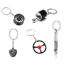 5 Pcs in!! Father's Day Gifts Keychain Car Parts Style Key Chains Set with 