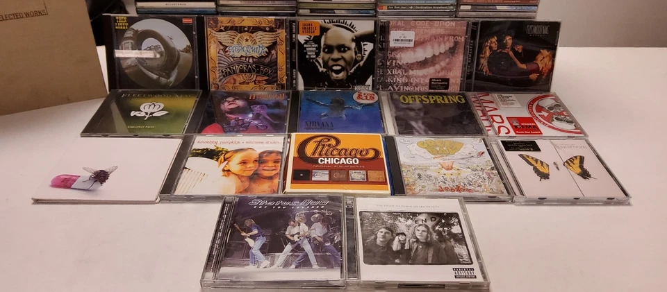 168 x Rock CD JobLot- Smashing Pumpkins Paramore Offspring Fleetwood Nirvana 10 - Image 2 of 4