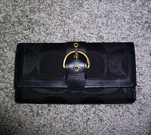 Coach Black Snap Wallet | eBay