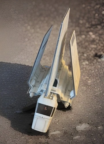 1984 Kenner Imperial Shuttle Complete Lights Work