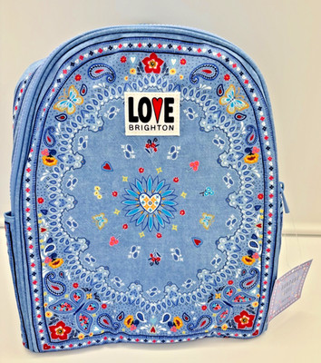Brighton Bandana Love Backpack NWT