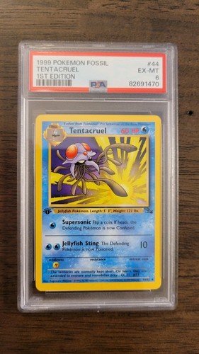 Tentacruel (1st Edition) graded PSA 6 for sale on eBay