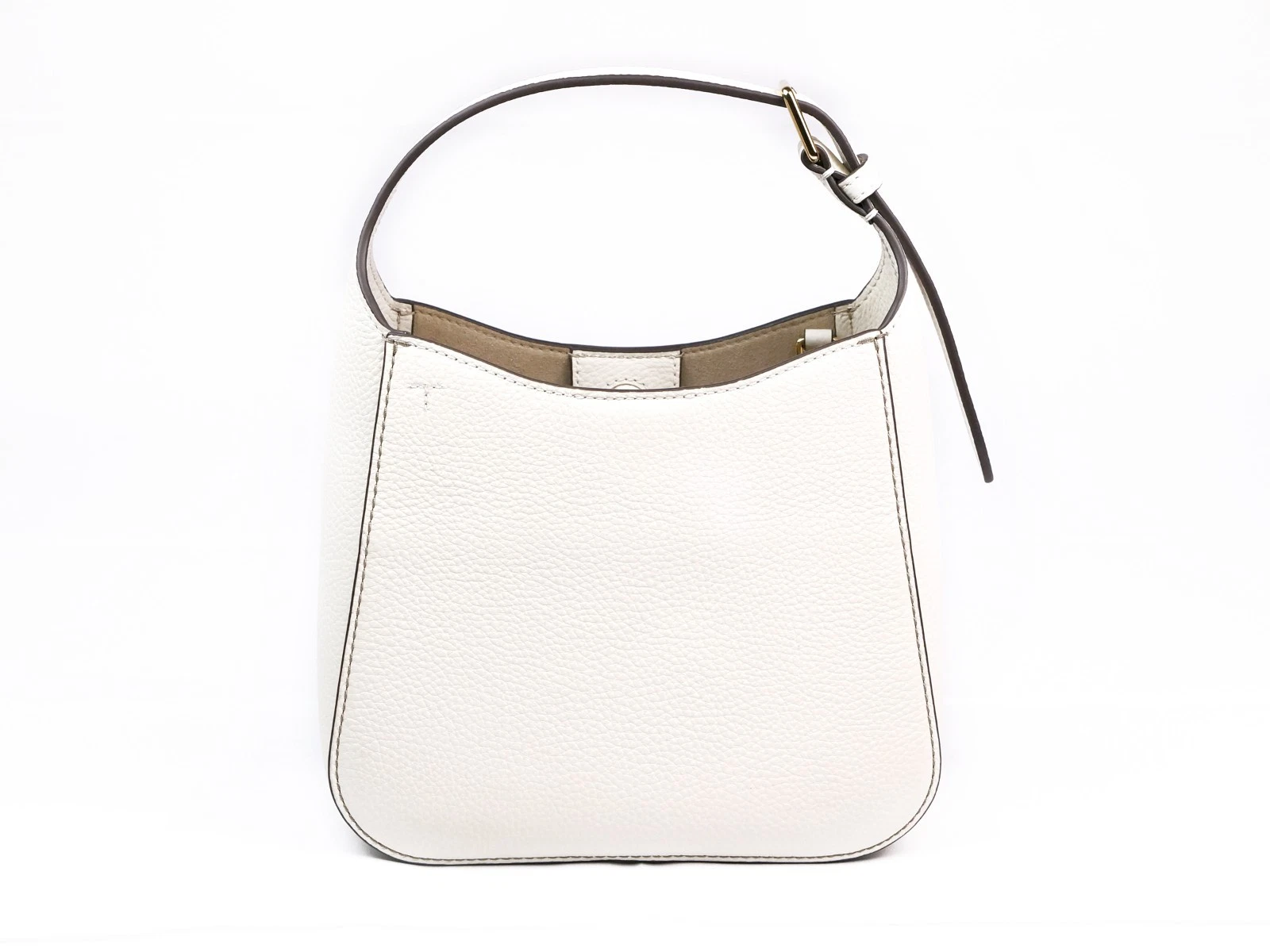 Nuova borsa a secchiello piccola Tory Burch THEA in pelle avorio borsa a tracolla 144690 $358