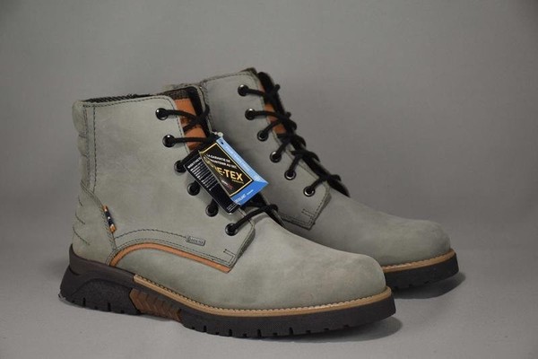 Men Ecco Boots Grey Nubuck 45
