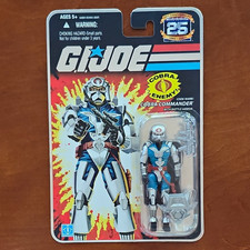 G.I. Joe 25th Anniversary Wave 6 Cobra Commander w Battle Armor v28 Foil Vari