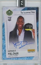 2025 Panini Instant WNBA The Incoming Class Dominique Malonga Water Auto #/10 RC