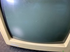 Vintage Hyundai 11” Monitor Model HMM-1200 December 1987 - Read description