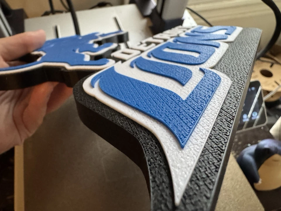 Detroit Lions Logo: Wall Art - Team Sign Crest Memorabilia Decor Man Cave Plaque Foto 2 de 2