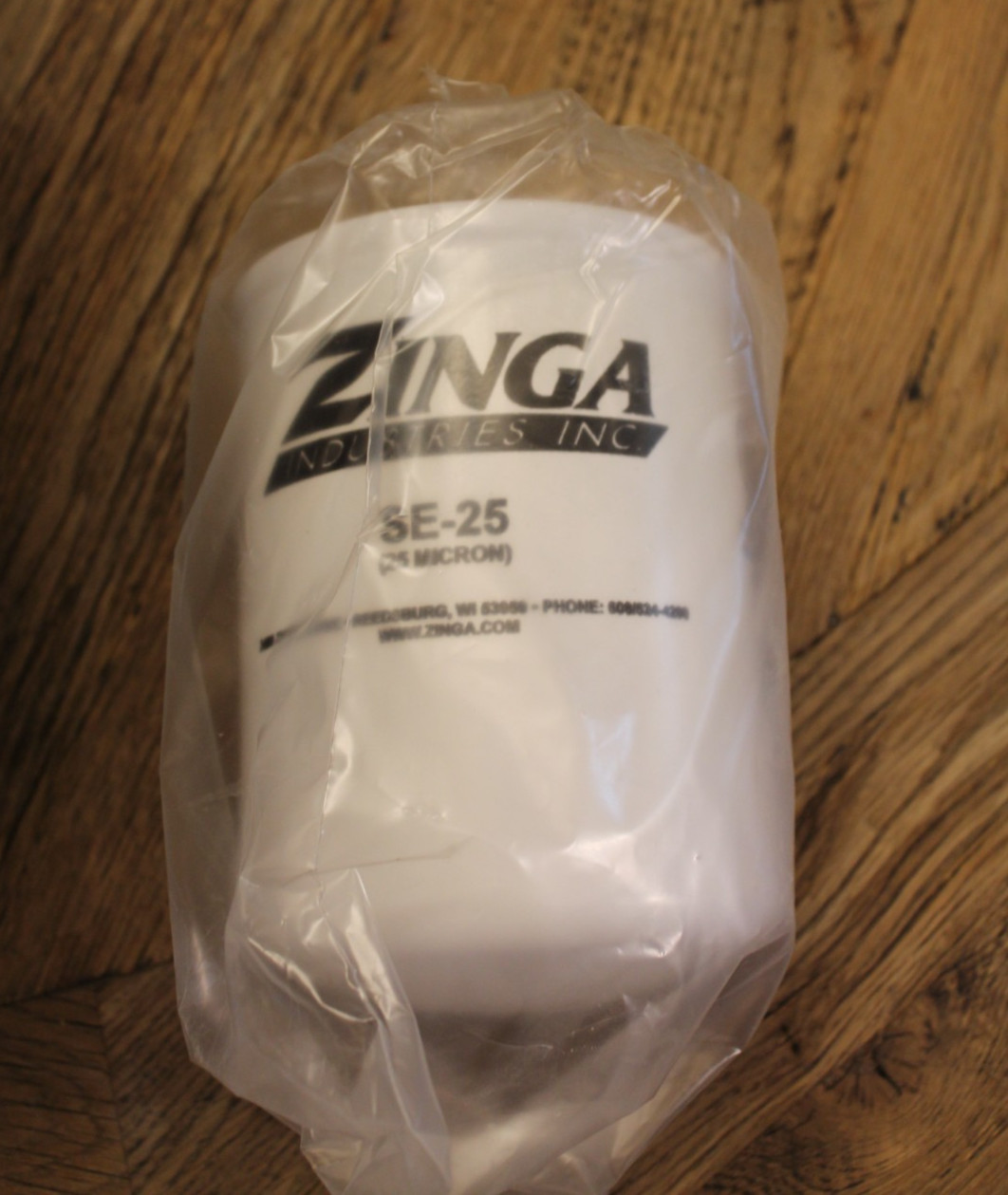 ZINGA SE-25 SPIN ON FILTER ELEMENT