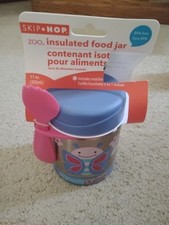 New Skip Hop Insulated Baby Food Jar, Stainless Steel, Holds 11oz