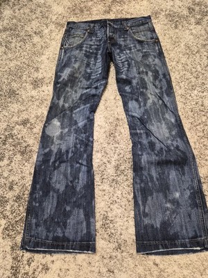 Wrangler Sharkey Kult Waschung  W31 L 32 Bootcut Niedrige Bundhöhe Herren Jeans 