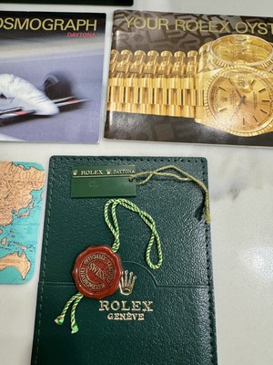Authentic ROLEX Daytona 16520 ZENITH Watch Box Set Full Set