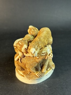 Harmony Kingdom Damnable Plot Beavers Resin Figurine England 2.5 