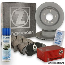 2x ZIMMERMANN Bremsscheiben Ø303mm + Beläge Vorne für MB M-Klasse (W163) + BR