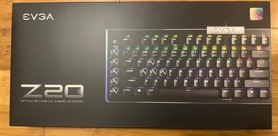 EVGA Z20 RGB Optical Mechanical RGB Switch Linear Gaming Keyboard