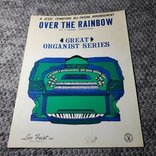 Over THE Rainbow Sheet Music from Wizard of Oz Jesse Crawford Organ