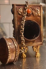 Antique copper incense holder from Tibet