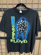 Vintage RARE 1989 Pink Floyd European Tour Concert T-Shirt Size L Brockum