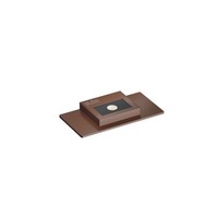 Led-Wandleuchte 20W Aluminium Corten Beneito & Faure