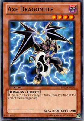Axe Dragonute BP02-EN096 Yu-Gi-Oh! TCG LP 1st Edition