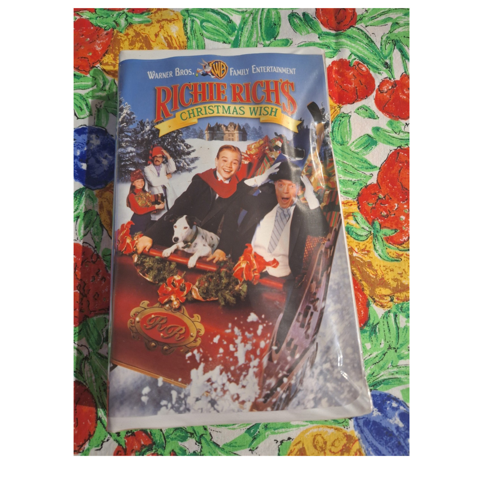 Warner Bros Richie Rich's Christmas Wish VHS NTSC Clamshell Family Holiday 1998