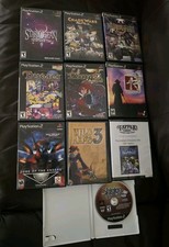 PS2 RPG Game Lot 10 Games Disgaea wild arms 3 phantasy star shining tears cib