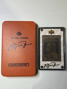 Michael Jordan 24k Gold Card Upper Deck | eBay