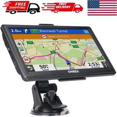 Professional GPS Navigation for Cars and Trucks - 2025 Maps, Voice Directions