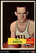 1957 Topps #49 Walter Davis Warriors North Carolina 4 - VG/EX