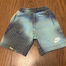 Nike Standard Fit Glow in the Dark Shorts Boys Small 4-5 Years Old